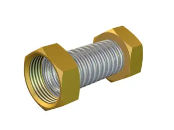 Aksesuar solar Hewalex Union Nut KS 3/4", çelik inox dhe tunxh