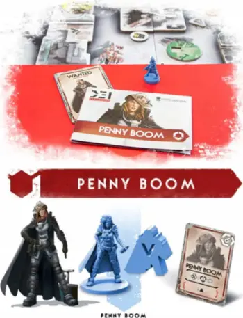 Lojë tavoline Ludus Magnus DEI Penny Boom, zgjerim, miniaturë mercenare, ngjyrë blu