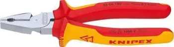 Pinca universale Knipex 0206 VDE, 225mm, izolim VDE, të kuqe