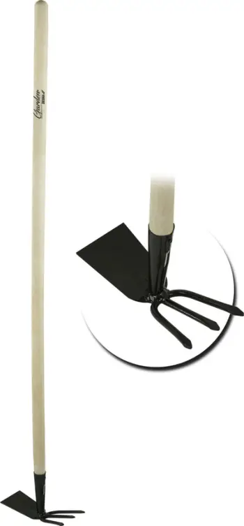 Lopatë kopshti Dedra Straight me pirunë, 113cm, gri
