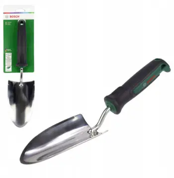 Lopatë dore Bosch Garden Hand Trowel, çelik inox, dorezë ergonomike, jeshile