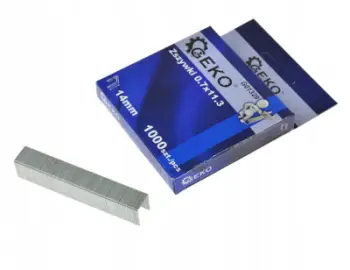 Kapëse për stapler GEKO, 0.7 x 11.3 mm, 14 mm, 1000 copë