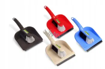 Lopatë me furçë Spontex Dustpan with Brush, set pastrimi, shumëngjyrëshe