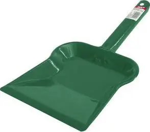 Lopatë metalike për pluhur Yor Metal Dustpan NY/061060, trup metalik, dorezë praktike, gri
