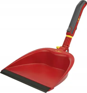 Lopatë pastrimi Wolf Garten multi-change Dustpan ZM02, dorezë e rregullueshme, plastike, e kuqe