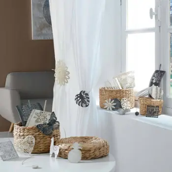 Kapëse perdeje Douceur D'intérieur Mandy, dekorative, e zezë