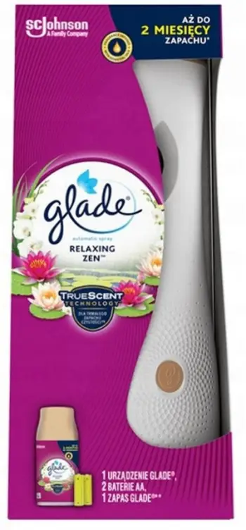 Ambientues automatik Glade Relaxing Zen, me rimbushje, 269ml