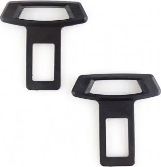 Kapëse rripi sigurie universale, set 2 copë, plug insert, të zeza - 1