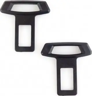 Kapëse rripi sigurie universale, set 2 copë, plug insert, të zeza
