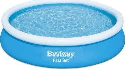Pishinë Bestway Fast Set 57273, 366 cm, rrethore, blu - 4