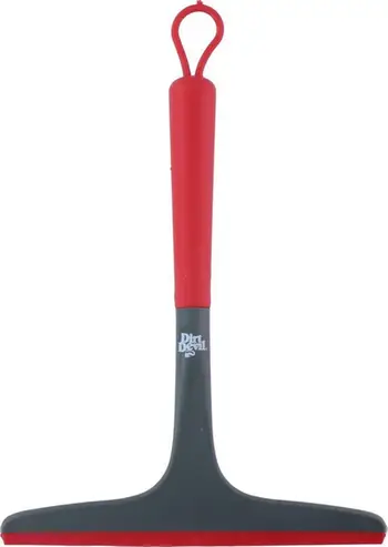 Shpatull pastrimi Easy Line 4401, për kabina dushi dhe xhama, plastike, e kuqe gri