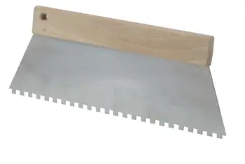 Shpatull shtrirëse No Brand 540-33-00-00413, 300mm, dhëmbëza katrore 8x8mm, argjendtë