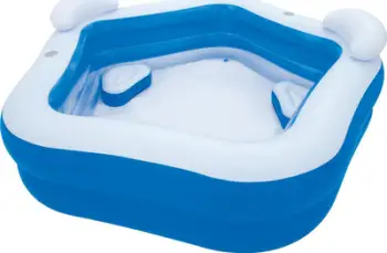 Pishinë e fryrshme Bestway Family Fun Pool, 213 x 206 cm, familjare, blu