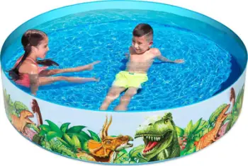 Pishinë për fëmijë Bestway Dinosaurous Fill N Fun, 183x38cm, motiv dinosaurë, shumëngjyrëshe