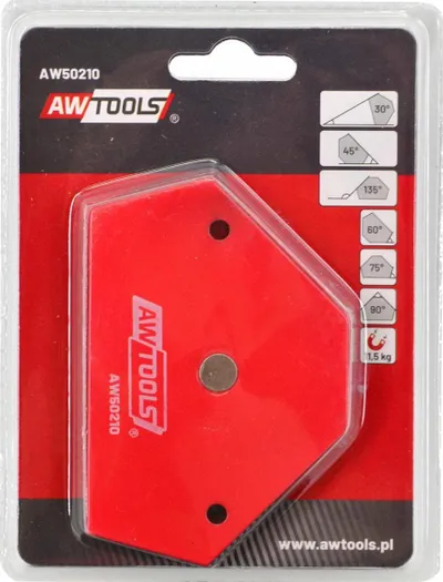 Magnet këndor saldimi AWTools AW50210, 11.5kg, i kuq - 1
