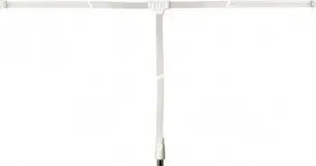 Antena FM InLine 46230, dipole, IEC 75 Ohm, bezhë e bardhë