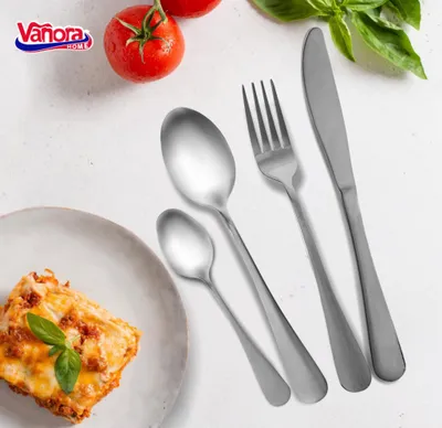 Lugë e madhe çeliku inox Vanora, 13.5 cm, argjendtë - 4