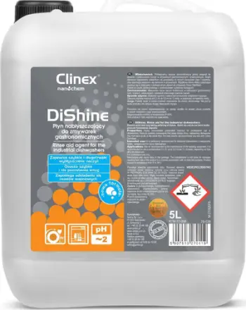 Shpëlarës për pjatalarëse Clinex DiShine, 5L, profesional
