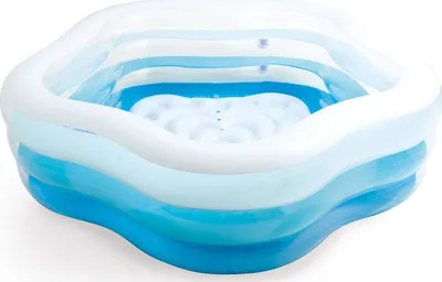 Pishinë e fryrë Intex Inflatable Pool 56495, 185x180cm, blu - 1