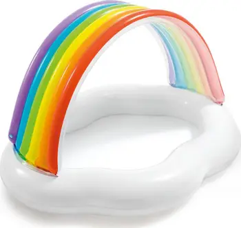Pishinë fryrëse Intex Rainbow Cloud 57141, 142x119cm, me tendë, e bardhë