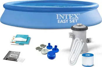 Pishinë kopshti Intex Easy Set 28118, 305 cm, set 9 në 1, blu