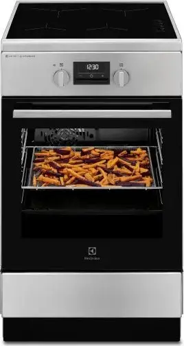 Shporet me furrë Electrolux LKI564267X, 50 cm, induksion, i zi me inox