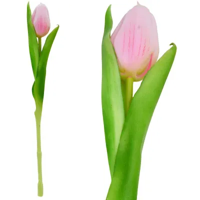 Lule artificiale Saska Garden Tulipan, dekorative, rozë - 2