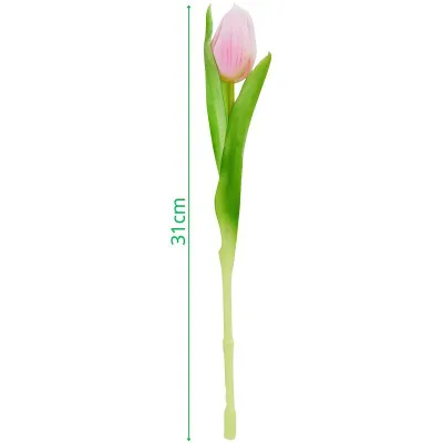 Lule artificiale Saska Garden Tulipan, dekorative, rozë - 4