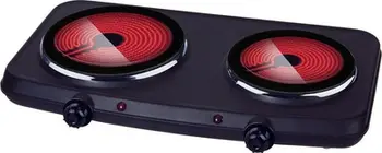 Shporet elektrik portativ Electro-Line 102 T, 2 plata qeramike, i zi