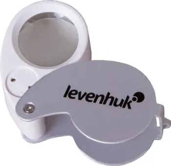 Lupe xhepi Levenhuk Zeno Gem M5, 40x, me LED, e zezë