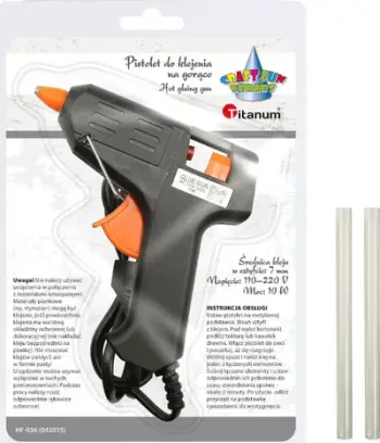 Pistole ngjitëse Hasta Hot Glue Gun, 10W, për shkopinj 7mm