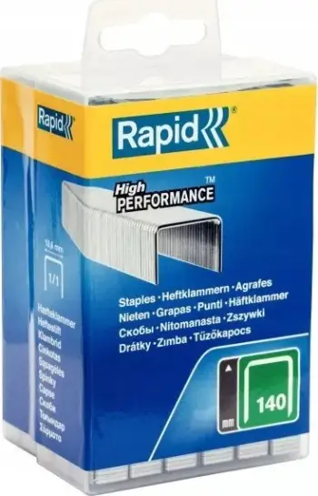 Kapsa Rapid No.140 Flatwire, 14 mm, të galvanizuara
