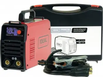 Aparat saldimi Ideal Praktik 220 LCD Synergy, 200A, MMA TIG, portokalli
