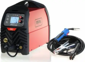 Aparat saldimi Ideal MIG 205 LCD Synergy, MIG MAG, për alumin