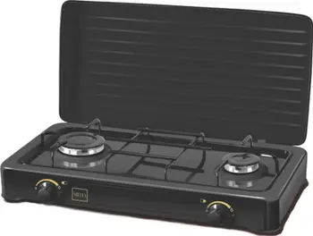 Shporet portativ me gaz STELLA STKGC-02, 2 furra, i zi