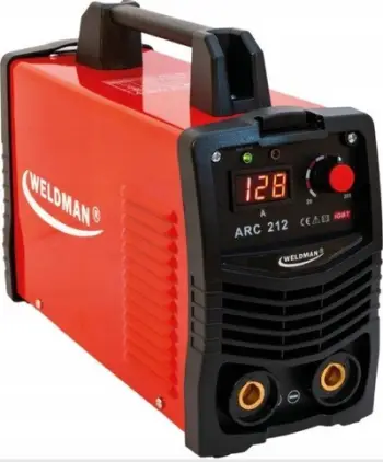 Aparat saldimi inverter Weldman ARC 212, 200A, 230V, i kuq