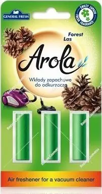 Kapsula aromatizuese për fshesë me korrent Arola Forest, 3 copë, aromë pylli, jeshile