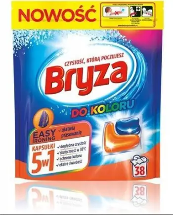 Kapsula për rrobalarëse Bryza Easy Ironing Color, 38 copë
