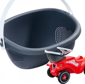 Shportë transportuese për makinë lodër BIG Bobby Car, plastike, e kuqe