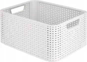 Shportë universale Curver Universal Storage Basket Box, 18L, plastike, gri e çelët