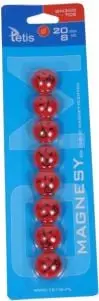 Magnetë për tabelë Tetis GM300-TC8, set