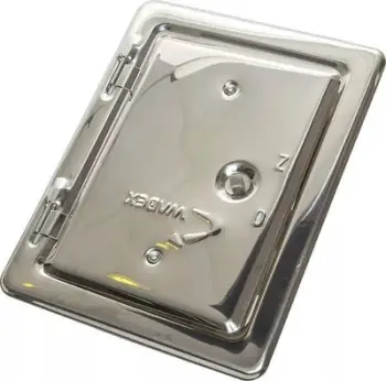 Kapuç ventilimi për derë Wade 131010000, 120x180 mm, e bardhë
