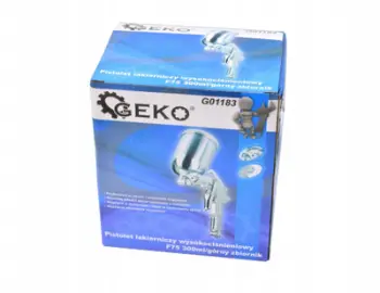 Pistoletë boje GEKO HP, rezervuar 300ml, 5 bar, blu