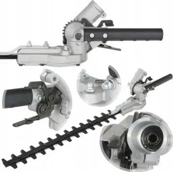 Shtesë gërshërë gardhi për kositëse benzine, bosht 9-spline, diametër 28mm, gri