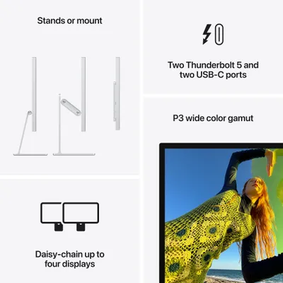Apple Studio Display, Nano-texture glass, VESA mount adapter (Stand not included) - 8