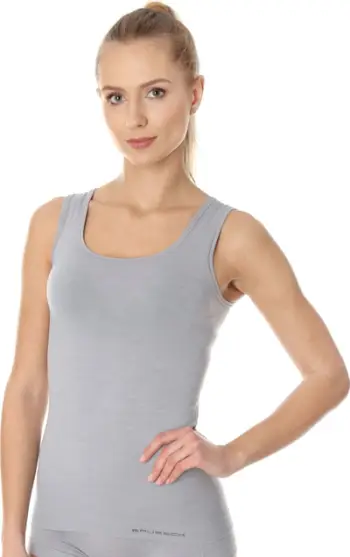 Maicë pa mëngë Brubeck TA10170 COMFORT WOOL, XL, e hirtë