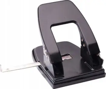 Shpuese letre metalike Puncher, 25 fletë, metal, e zezë