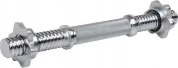 Shtangë e shkurtër për hantela, 38 cm, diametër 30 mm, metalike