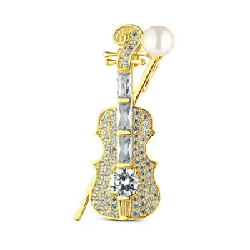 Karficë për femra JwL Luxury Pearls Violin JL0871, e artë