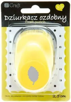 Shpuese dekorative për letër Dalprint JCDZ-110.013 Leaf, motiv gjetheje